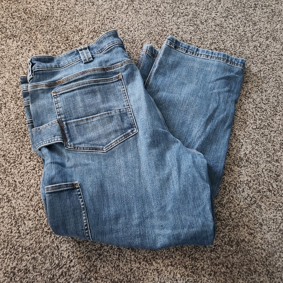 Duluth Mens 42x28 Ballroom Double Flex Carpenter Jeans - Picture 10 of 12